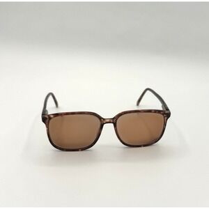 Vintage Brown Acetate Rounded Rectangle Sunglasses Claudio Gry Hong Kong